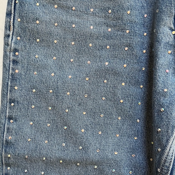 Zara sparkly rhinestone jeans - Picture 5 of 8